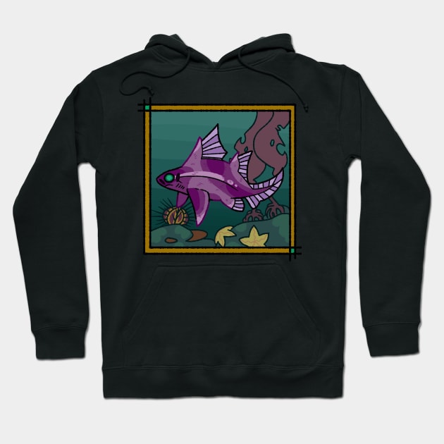 Sailfin roughshark Hoodie by GusDrawsThings